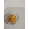 ** SOLID 22CT GOLD 1900 HALF SOVEREIGN COIN ** GOLD $ GOLD $ ** CRAZY CRAZY R1 START !!!