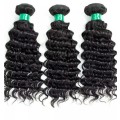 Grade 10A)Brazilian Hair Deep Wave Bundles100% Human Hair Weave 3 bundles only ( 8inch ) upgradeable
