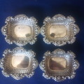 HALLMARKED STERLING SILVER SET OF DISHES