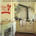 Free/Low Shipping - Mom's Kitchen Quotation Medium Wall Decal Sticker