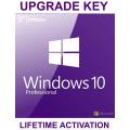UPGRADE LICENSE KEY | Windows 10 Professional | LIFETIME ACTIVATION | 32 and 64 Bit