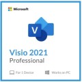 Microsoft Visio 2021 Pro | LIFETIME ONLINE ACTIVATION | RETAIL KEY | 32 and 64 Bit