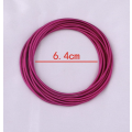 Hot Pink Stretchies - Guitar String Coil Bracelets - Set of 10