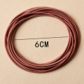 Copper Colour Stretchies - Guitar String Coil Bracelets - Set of 10