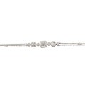5.30ct Ladies Baguette Genuine Diamond Bracelet