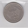 Germany 2 Mark, 1973 coin.