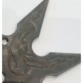 Late 18th/ early 19th Century Korean throwing star. formerly owned by Seon Monk (Korean Buddhist)
