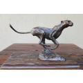 Bronze Sculpture - Running Cheetah