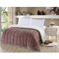 Nambithi 3pc Sherpa Flannel Quilt