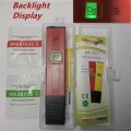 Backlight PH Meter with ATC - Titanium Alloy Probe - Manual Calibration - Accuracy 0.01