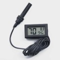 Digital Electronic Thermometer and Hygrometer (2-IN-1) with Wiring Sensor