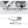 5V usb to mini dc jack for rechargeable lights