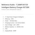 7.2A 6V/12V reference audio smart charger