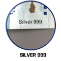 Zimbabwe 999 Silver-Plated Replica of Z$ 100 Trillion Banknote
