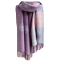 Autumn And Winter Cashmere with Dandelion Motif Jacquard Scarf / Shoulder wrap in Stunning Colours