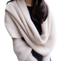 Winter Knit Scarf Wrap with Sleeves in Amazing Assorted Colours