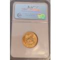 1898 South Africa Gold Pond NGC AU55