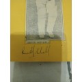 Bruce Mitchell,SA cricketer, original autograph