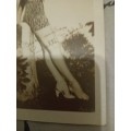 Paulette Goddard original autograph photo postcard