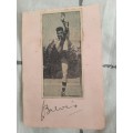 Hansie Brewis,Springbok  no 268flyhalf, original autograph