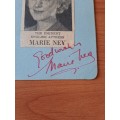 MARIE NEY, eminent English actress,original autograph