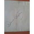 Dennis Compton, English cricketer, original autograph