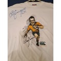 David Campese, 101 tests ,original autograph on front