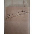 Barbara Jo Walker,Miss America 1947,original autograph