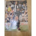 Les Ferdinand,England soccer player, autographed picture,plus certificate of authenticity