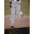 Makhaya Ntini,Protea cricket great,photograph with autograph(certificate of authenticity
