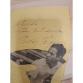 Bobby Riggs, famous,  American Tennis player, original autograph