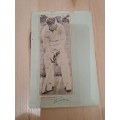 Ronnie Grieveson,Springbok cricketer, 1938/39, original autograph