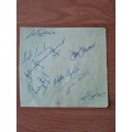 John Gainsford,Dave Stewart, Charlie Cockrell, Bok autographs,and Tubby Teubes,Nelson Babrow,Rodney