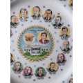 Commemorative Plate, American Presidents from Washington to Reagan