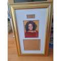 Oprah Winfrey stunning colour photo, Original Autograph, Framed
