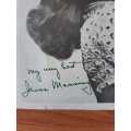 Irene Manning, famed Hollywood actress of 1940`s original autograph