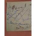1949 Australian Cricket Team Tour to SA, 16 Original Autographs