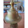 Large Oriental Brass Lamp with loose dome lid
