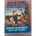 Gavin Hasting, Scotland fullback autobiography, signed, 224 pages