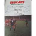 Rugby Skills and Tactics, signed by Vodanovich, Knight, Whetton, Pokere and 3 more