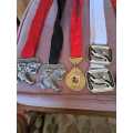 7 x Rugby, 1 x cricket Natal Medals