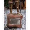 Friden Conquistador Solid brass statuette best salesman award