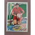 Rugby, Mike Phillips original autograph