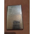 England with Counties silver/chrome plated cigarette case