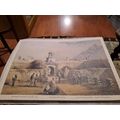 Entrance to castle,  Cape Town. Thomas W Bowler Lithograph