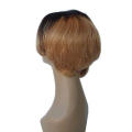 100% Original Human Hair Short Pixie Bob Wigs