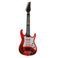 Guitar Musical Set Toy Instruments Electric Guitar With Nice Colours And Sounds For Kids - Red