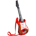 Guitar Musical Set Toy Instruments Electric Guitar With Nice Colours And Sounds For Kids - Red