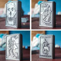 Lighter Vintage Retro Rare Zippo Style Liquid Fuel Lighter Antiques & Collectable - Pack of Four