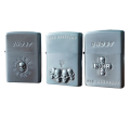 Vintage Retro Rare Zippo Style Liquid Fuel Lighter Antiques & Collectable -- Pack of Three